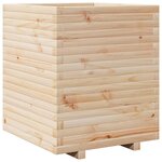 vidaXL Jardinière 60x60x72 cm bois de pin massif