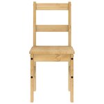 vidaXL Chaises à manger lot de 2 Panama 40x46x90 cm bois massif de pin