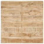 vidaXL Table basse 80x80x28 cm Bois de manguier massif