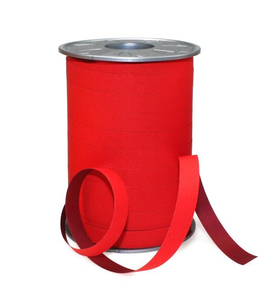 Bolduc Bicolour 200-m-rouleau 10 mm rouge/bordeaux
