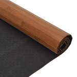 vidaXL Tapis rectangulaire marron 60x400 cm bambou