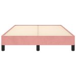 vidaXL Cadre de lit Rose 120x200 cm Velours