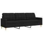 vidaXL Ensemble de canapés 3 Pièces repose-pied et coussins décoratifs