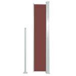 vidaXL Auvent latéral rétractable de patio 160x300 cm Marron