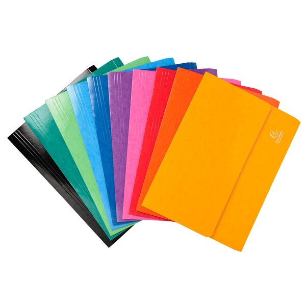 Chemise Poche Iderama® 265g A4 - Couleurs Assorties - X 25 - Exacompta