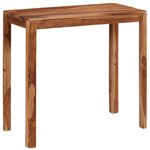 vidaXL Ensemble de bar 5 Pièces Bois solide de Sesham 115x56x107 cm