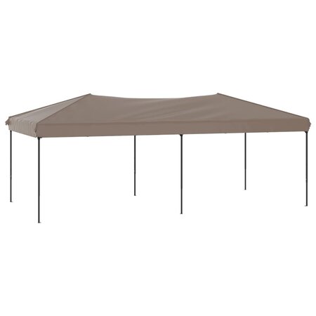 vidaXL Tente de réception pliable Taupe 3x6 m