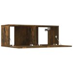 vidaXL Ensemble de meubles TV 7 Pièces Chêne fumé Bois d'ingénierie
