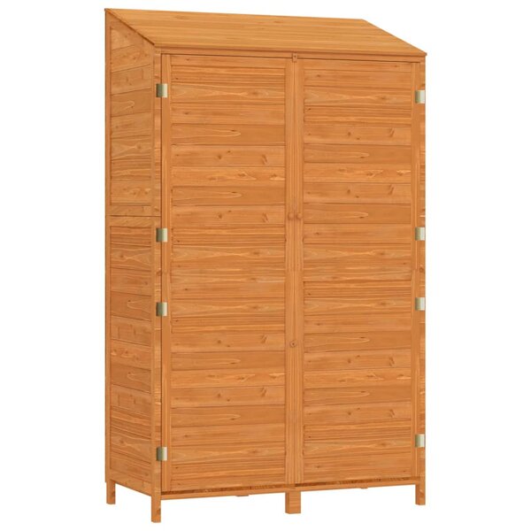 vidaXL Remise de jardin Marron 102x52x174 5 cm Bois de sapin solide