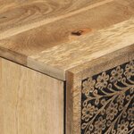 vidaXL Armoire latérale 60x33x75 cm bois massif de manguier