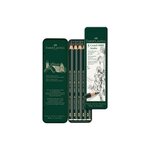 Étui de 5 crayons graphite Castell 9000 Jumbo HB 2B 4B 6B 8B FABER-CASTELL
