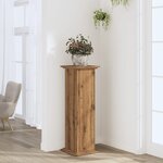 vidaXL Support pour plantes 33x33x100 cm bois d'ingénierie