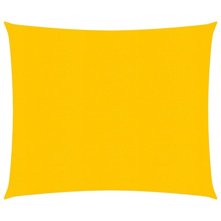 vidaXL Voile d'ombrage 160 g/m² Jaune 2 5x3 m PEHD