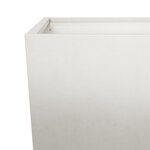 vidaXL Jardinière 35x35x75 cm acier inoxydable