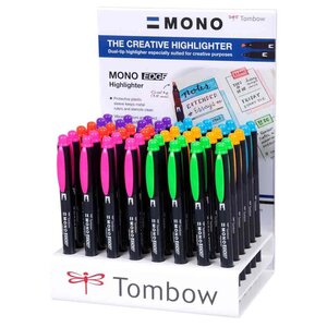 Présentoir de 48 surligneurs MONO edge TOMBOW