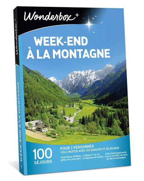 Coffret cadeau - WONDERBOX - Week-end à la montagne