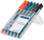 Marqueur permanent Lumocolor 313S  étui de 6 STAEDTLER