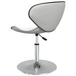 vidaXL Chaises à manger lot de 2 blanc similicuir