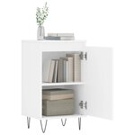 vidaXL Buffet blanc 40x35x70 cm bois d’ingénierie