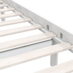vidaXL Cadre de lit Blanc Bois de pin massif 200x200 cm