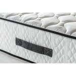 Matelas à ressorts 7 zones équilibré 140 x 200 x 24 cm + sommier Détente