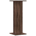 vidaXL Supports pour plantes 2 Pièces chêne marron bois d'ingénierie