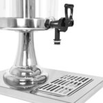 vidaXL Distributeur de jus en acier inoxydable 8 L