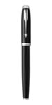 PARKER IM Stylo roller  laque noire  Recharge noire pointe fine  Coffret cadeau