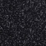 vidaXL Tapis d'escalier auto-adhésif Poinçon aiguilleté 15 Pièces Noir