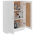 vidaXL Bibliothèque Blanc 82 5x30 5x115 cm Bois d'ingénierie