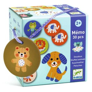 Djeco DJ08264 - Mémo Doudous 30 pièces
