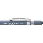 Porte-mine hi-graph a315 corps plastique gris pointe 0 5mm x 12 pentel