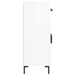 vidaXL Buffet Blanc brillant 69 5x34x90 cm Bois d'ingénierie