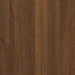 vidaXL Tables de chevet 2 Pièces Chêne marron 40x35x50 cm