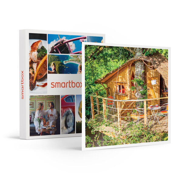 SMARTBOX - Coffret Cadeau 2 jours insolites en cabane dans les arbres en famille avec chasse aux trésors près de Poitiers -  Séjour