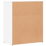 vidaXL Buffets 2 Pièces blanc 60x31x70 cm bois d'ingénierie
