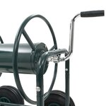 vidaXL Chariot dévidoir avec connecteur de tuyau 1/2" 75 m Acier