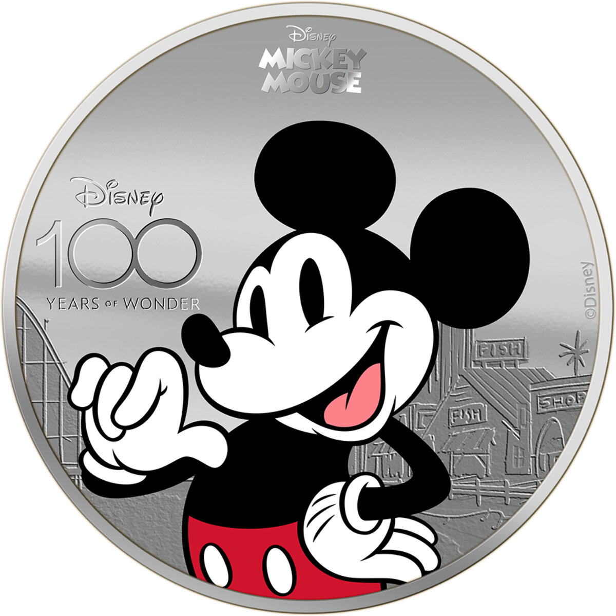 Disney 100 ans d´histoires à partager - Timbre de 2023