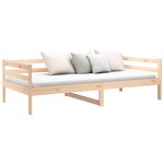vidaXL Lit de jour 80x200 cm Bois de pin massif