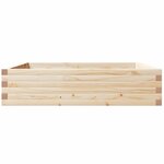 vidaXL Jardinière 100x100x23 cm bois de pin massif