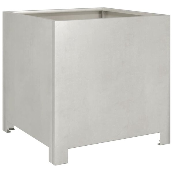 vidaXL Jardinière 40x40x40 cm acier inoxydable