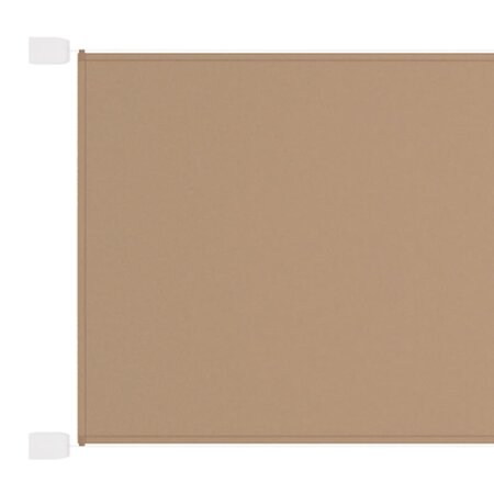 vidaXL Auvent vertical Taupe 60x360 cm Tissu oxford