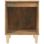 vidaXL Tables de chevet 2 Pièces Chêne fumé 40x35x50 cm