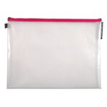 Pochette À Fermeture Éclair En Plastique Souple - Couleurs Assorties - X 10 - Exacompta
