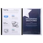 Sachet De 10 Chemises De Présentation Pour Relier Avec Serodo Pvc Lisse 20x100e - A4 - Cristal - X 5 - Exacompta