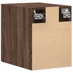 vidaXL Armoire murale chêne marron 30x42 5x40 cm bois d'ingénierie