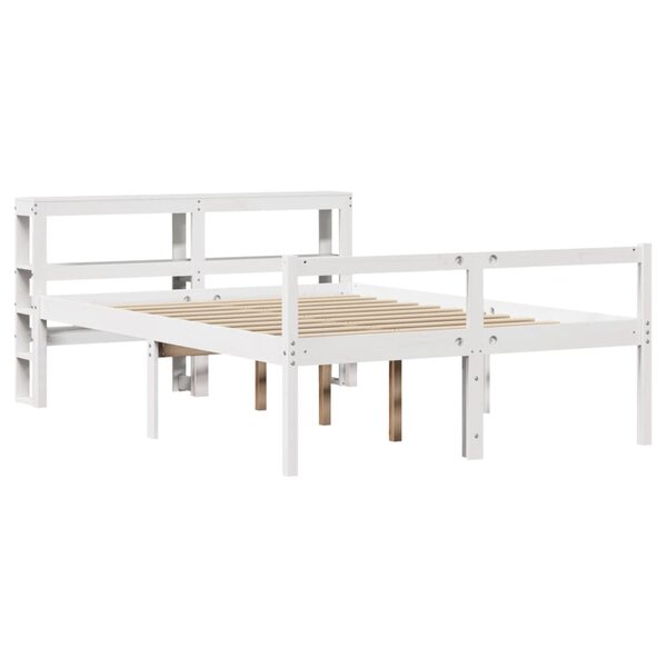 vidaXL Lit pour personne âgée et tête de lit 140x200cm bois pin massif