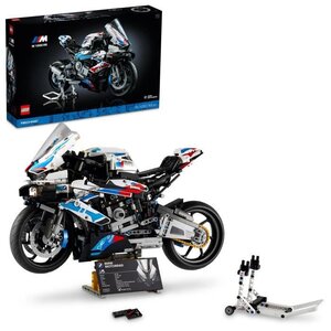 Lego 42130 technic bmw m 1000 rr modele réduit de moto pour adulte maquette pour construction et exposition idée de cadeau