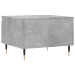 vidaXL Tables basses 2 Pièces gris béton 50x46x35 cm bois d'ingénierie