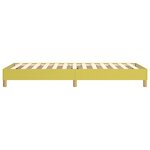 vidaXL Sommier à lattes de lit Vert 100x200 cm Tissu